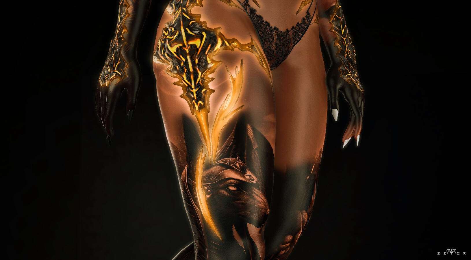 Anubis Scales 3.0 and Fully custom Tattoos