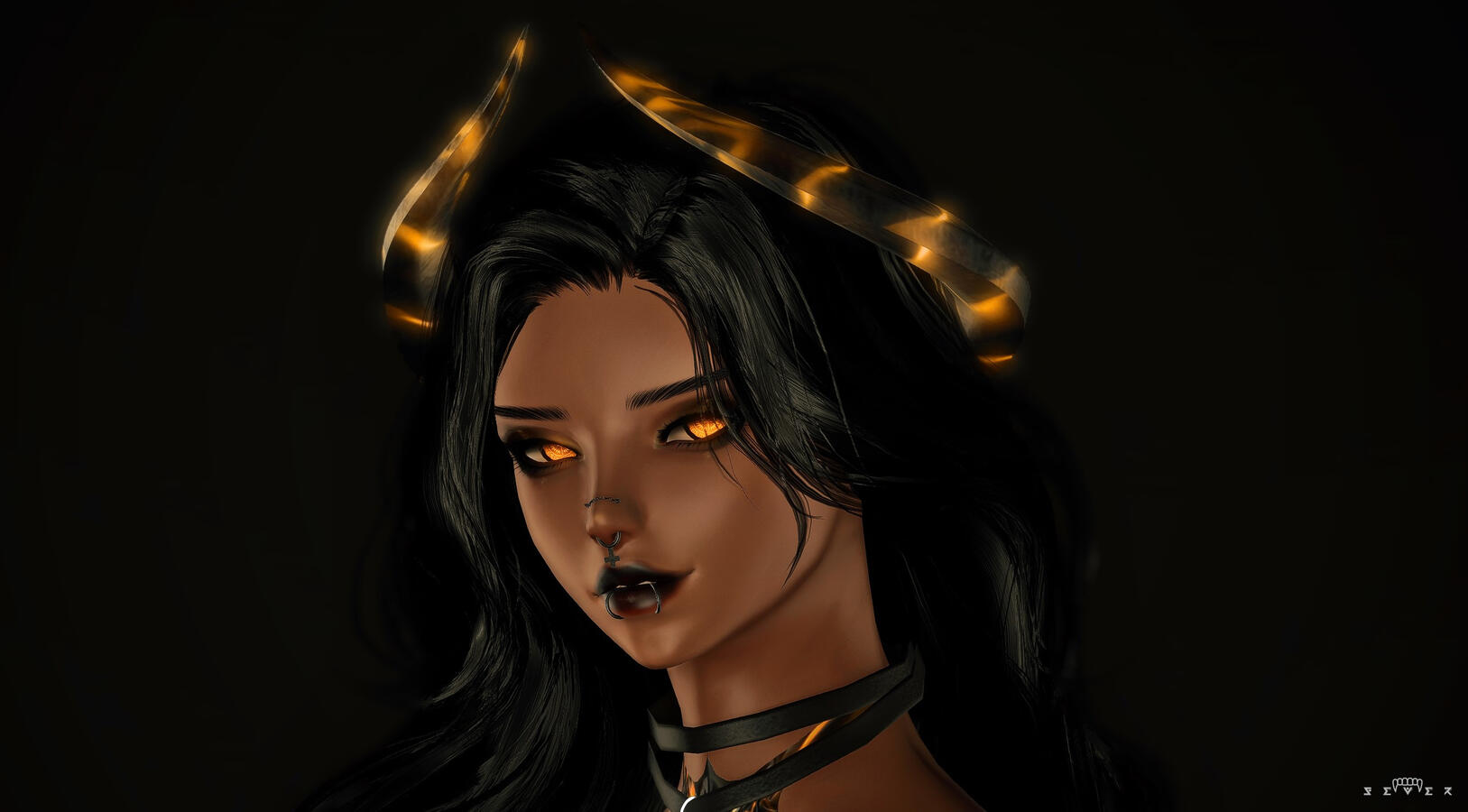 Anubis 3.0 Horns and Custom Eyes